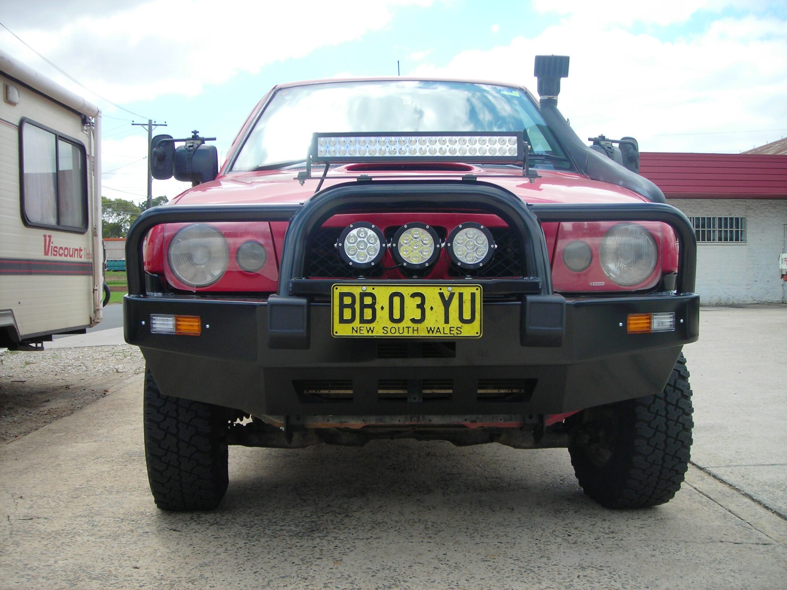 Formula Off Road Bull Bar on Nissan Terrano