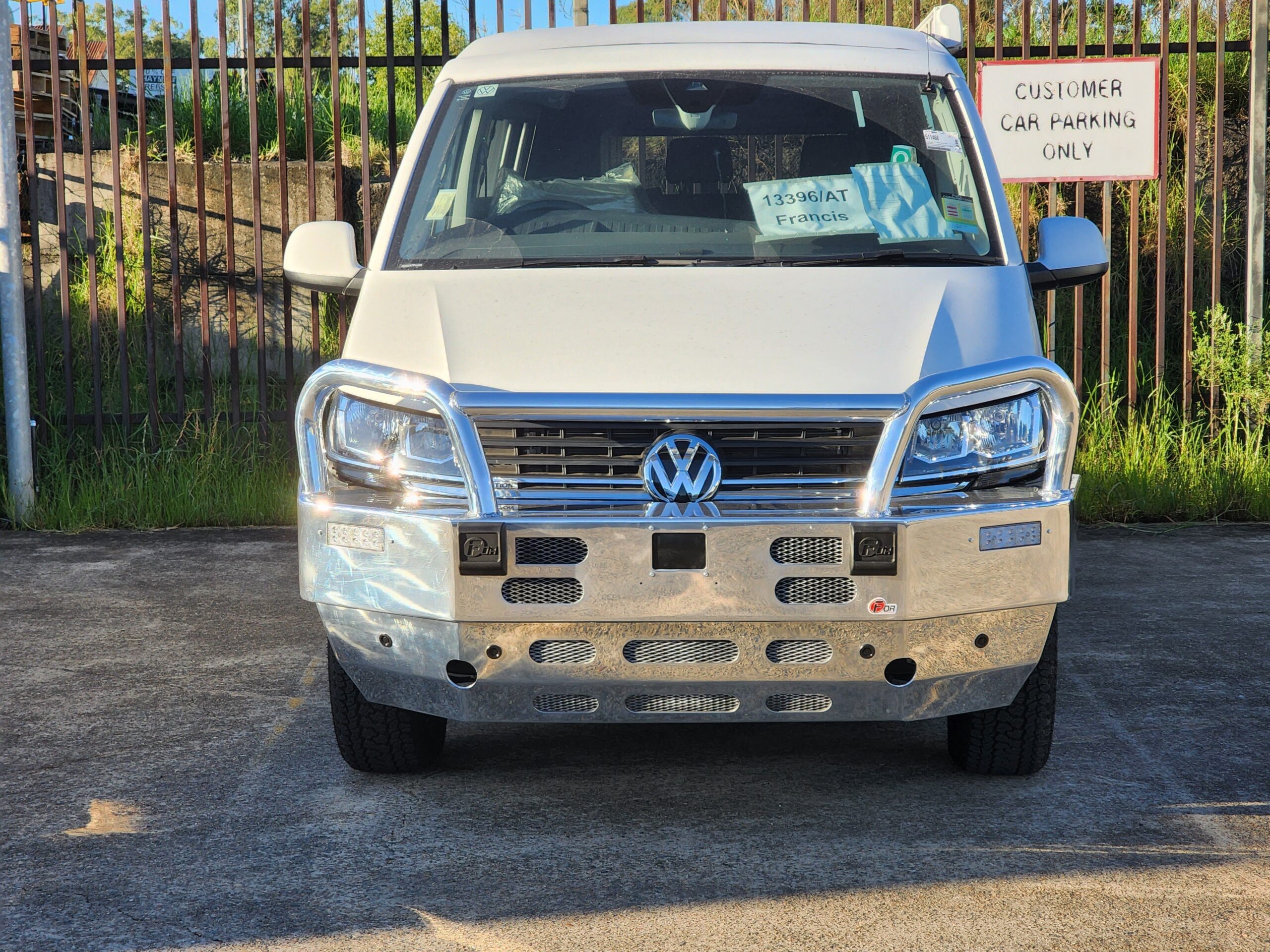 Formula Off Road Bull Bar on VW Transporter