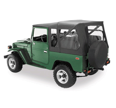 Toyota FJ40 Landcruiser fitted with a Bestop Supertop 51464-15